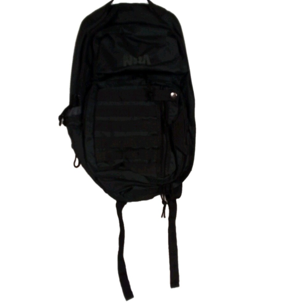 NRA Black Small Backpack Multiple Compartments National Rifle Association